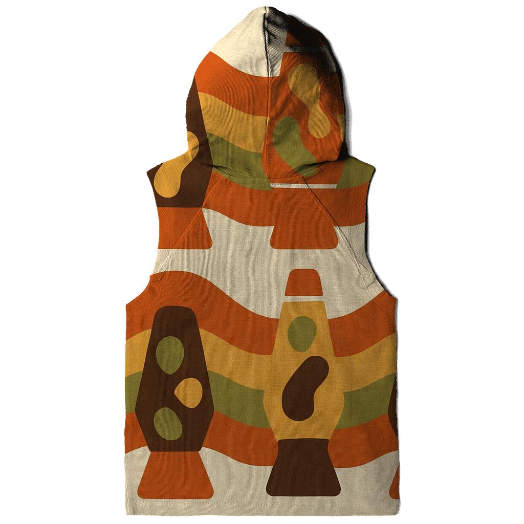 Groovy Lava Lamp Silhouette Waves heavyweight hoodies