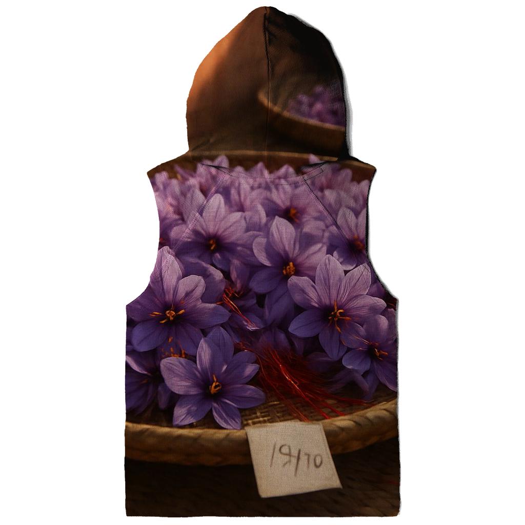 Saffron Crocus Drying Trays In A Mountain Courtyard hoodies fashion