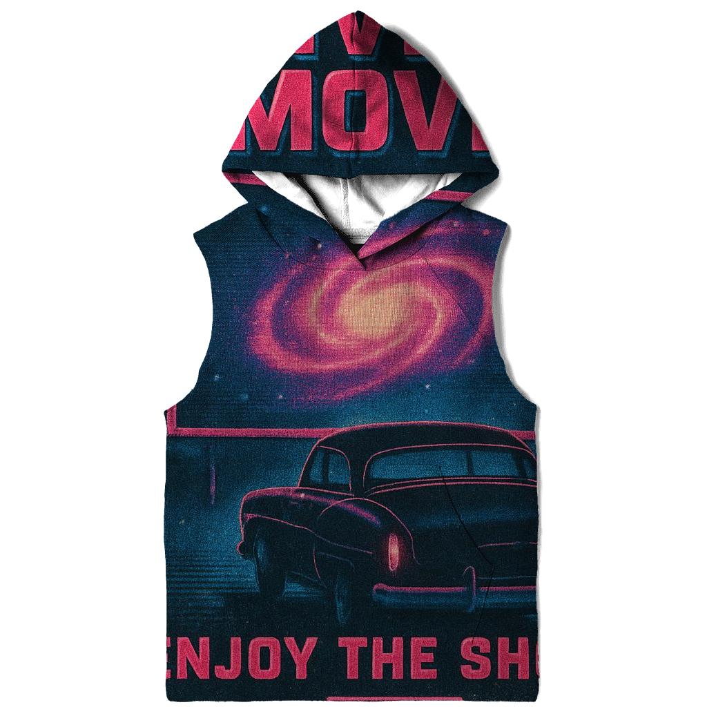 Aged Cosmic Drive In Movie Poster 1984 embroidered hoodies