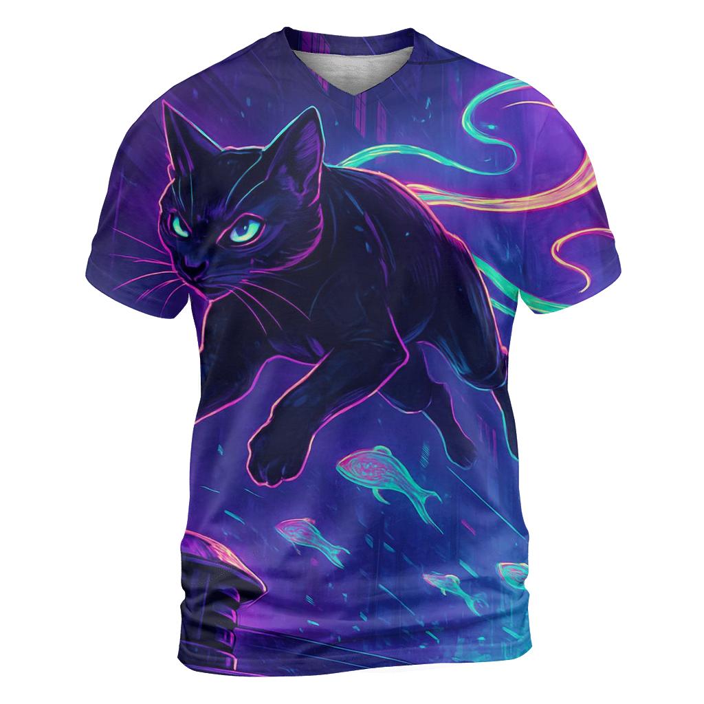 Neon Koi Rain Alley Cat Drifter personalized full print shirts