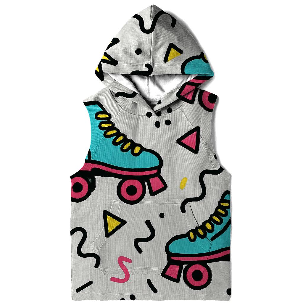 Memphis Roller Rink Confetti designer hoodies