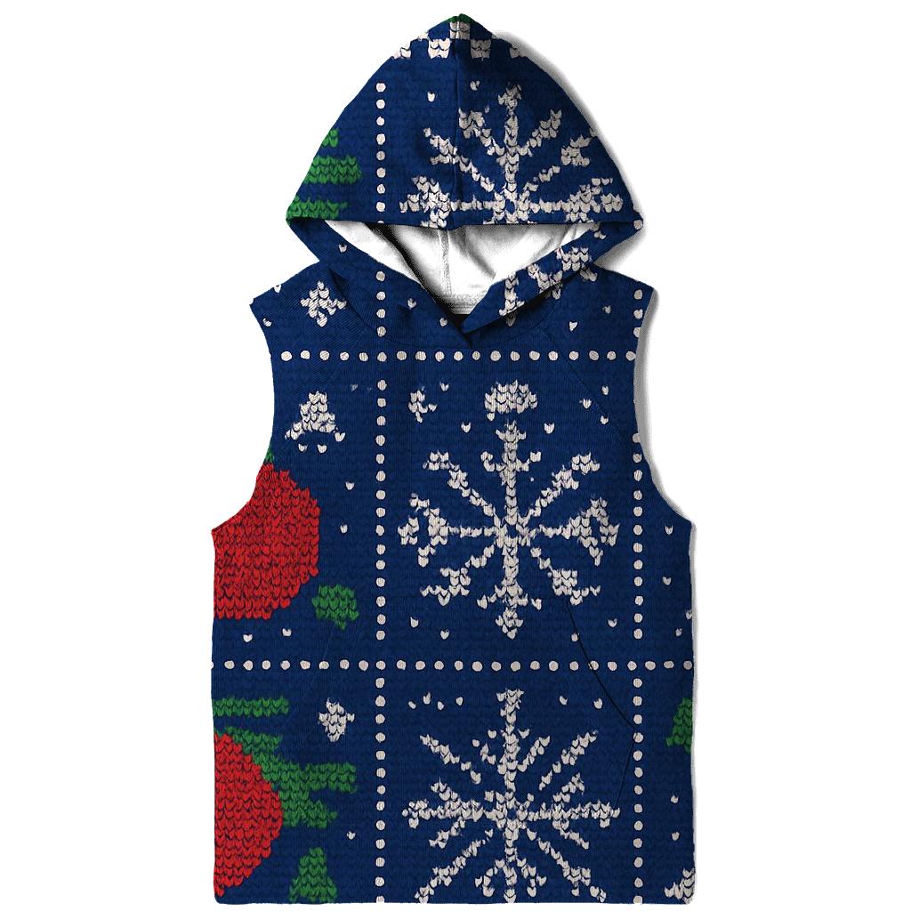 Ornament Comet Carousel Knit Panel Design lightweight hoodies