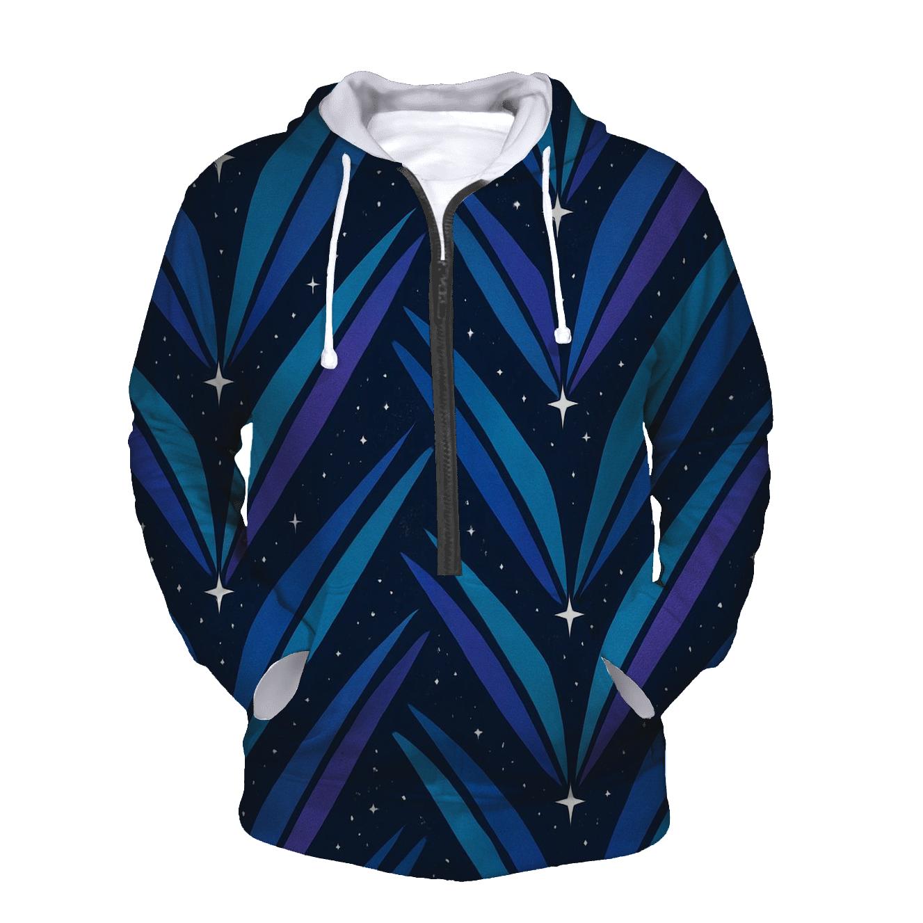 Jet Outflow Chevron Field heavyweight hoodies