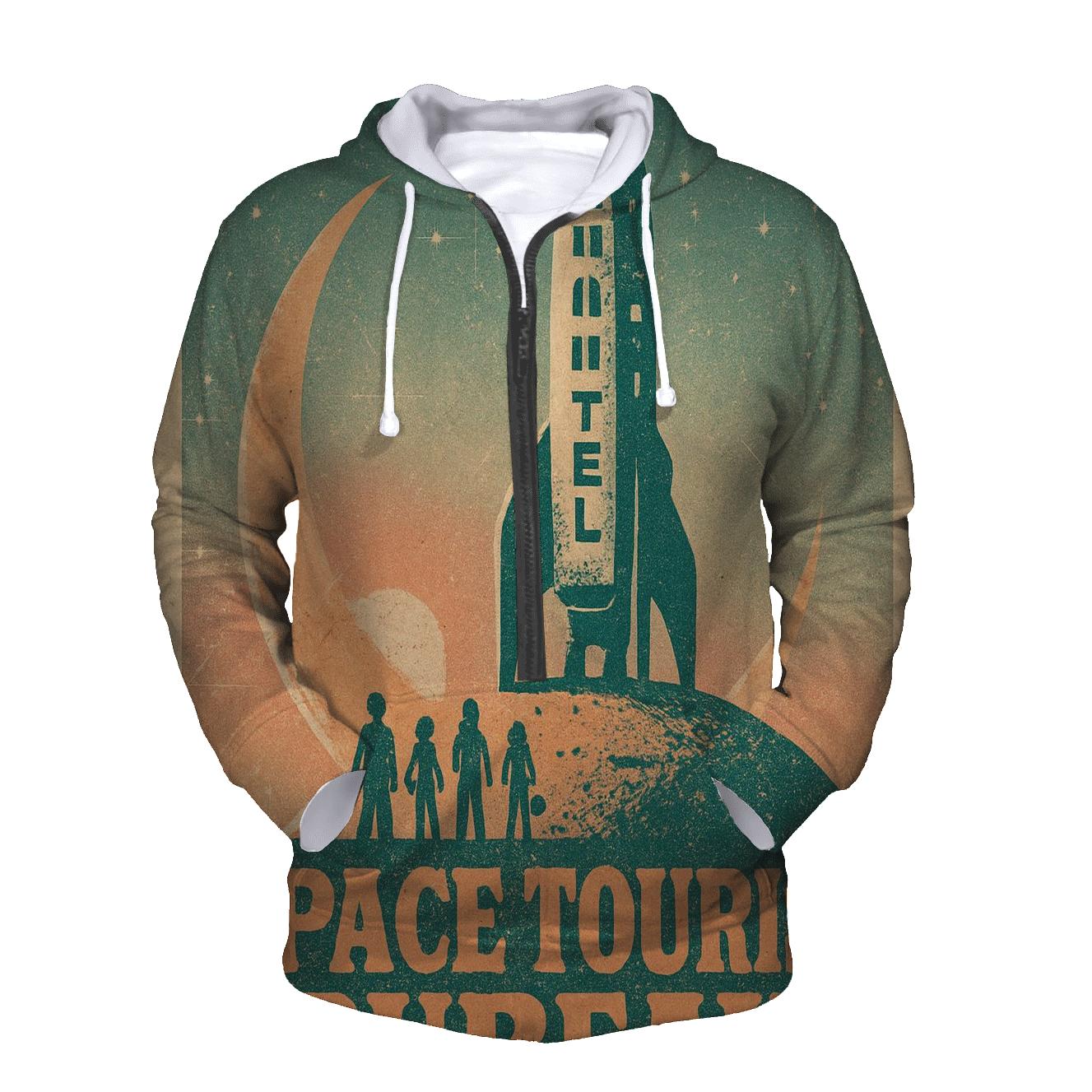 Worn Space Tourist Postcard 1977 hoodie styles