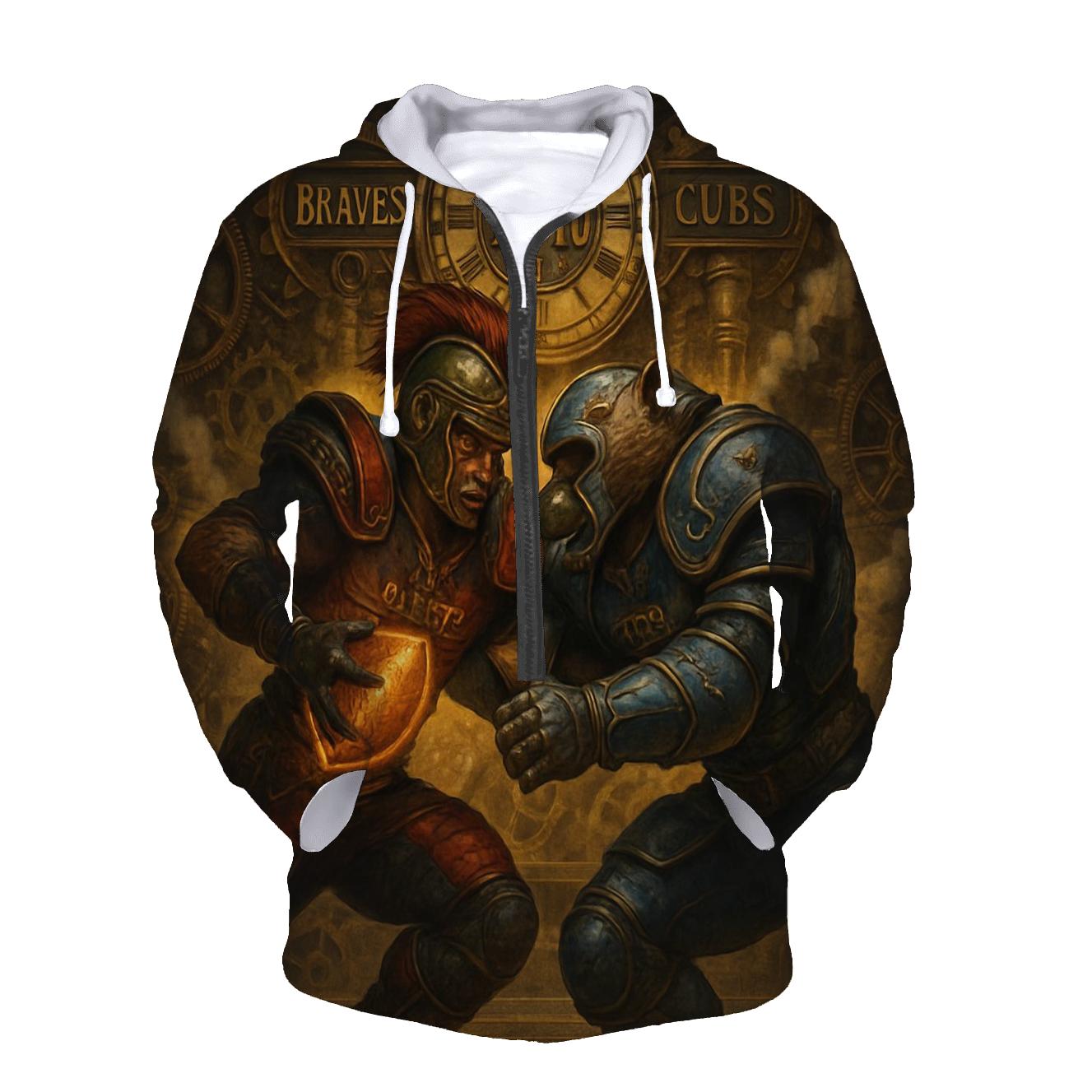 Clockwork Field Duel Braves Versus Cubs hoodies fashion