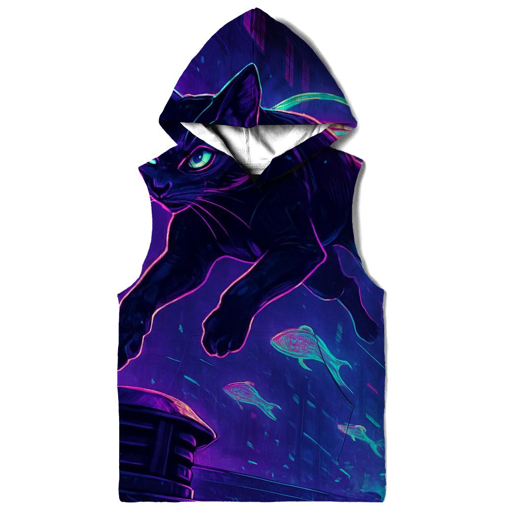 Neon Koi Rain Alley Cat Drifter lightweight hoodies