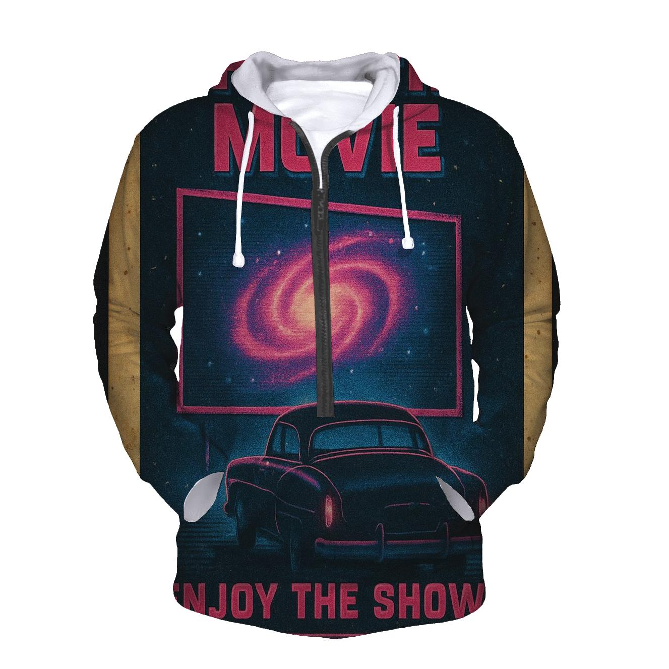 Aged Cosmic Drive In Movie Poster 1984 custom hoodies
