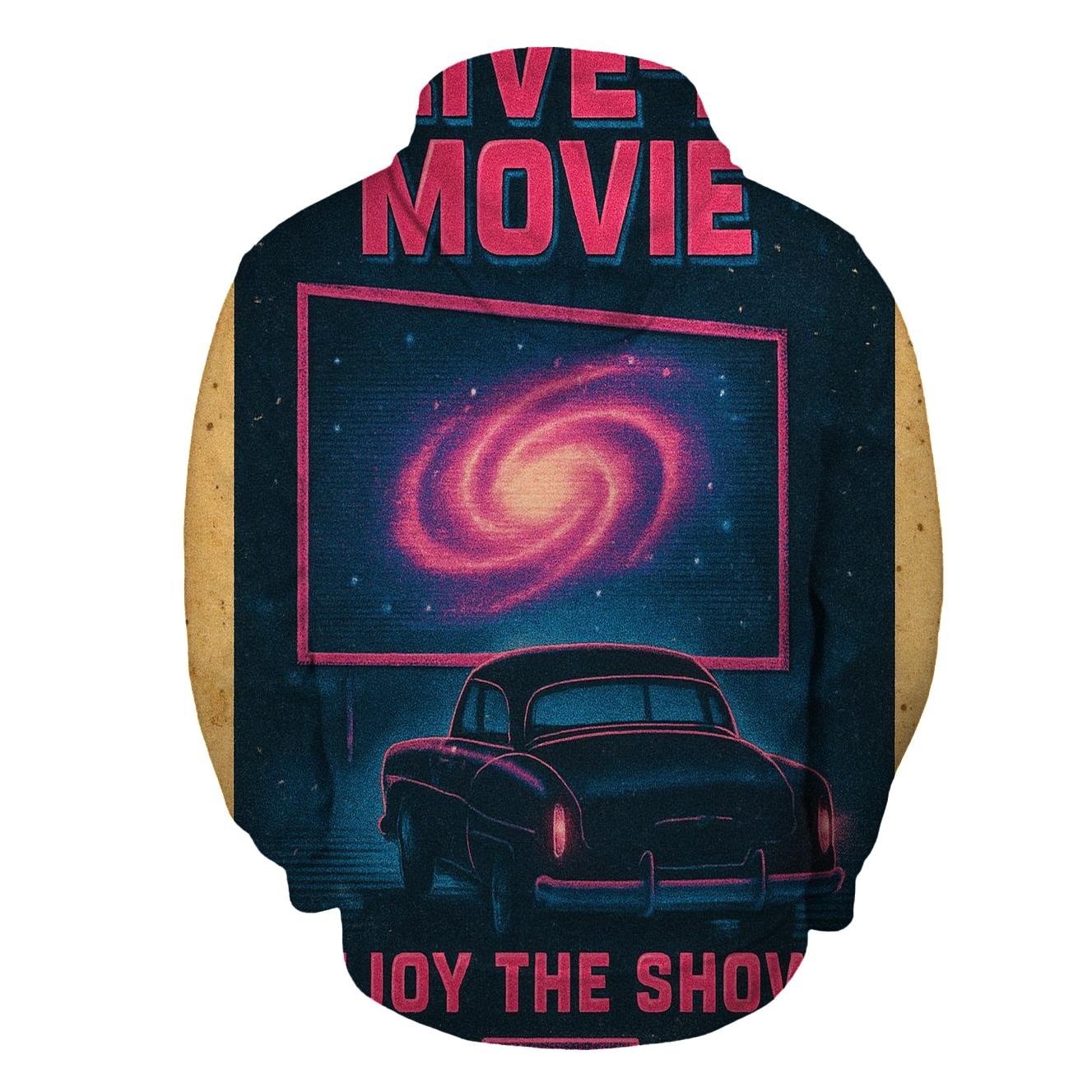 Aged Cosmic Drive In Movie Poster 1984 custom hoodies
