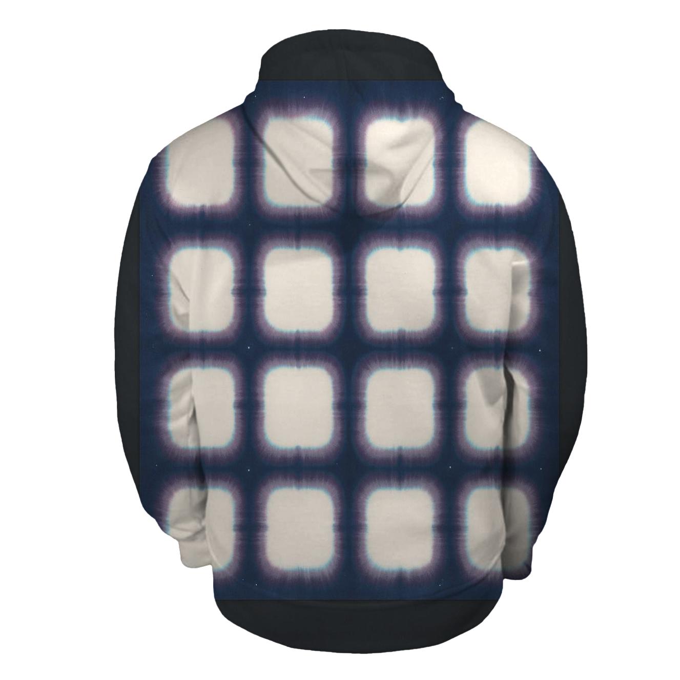 Itajime Eclipse Window Grid pullover hoodies