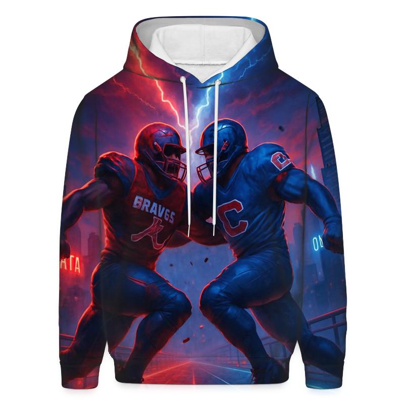 Skybridge Scrimmage Braves Versus Cubs heavyweight hoodies