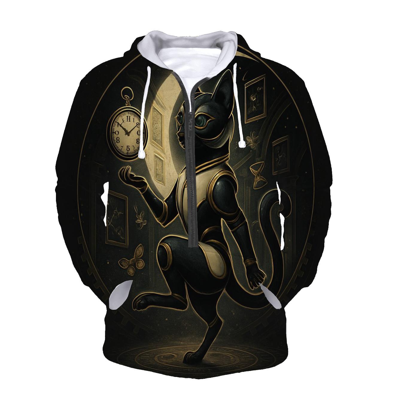 Clockwork Moonlight Cat Curator hoodie trends