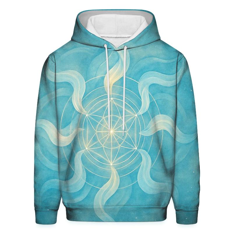 Luminous Breath Mandala custom hoodies