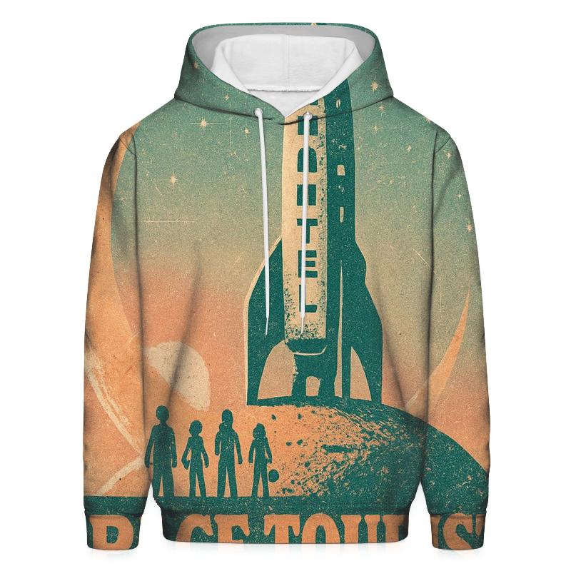 Worn Space Tourist Postcard 1977 hoodies fashion