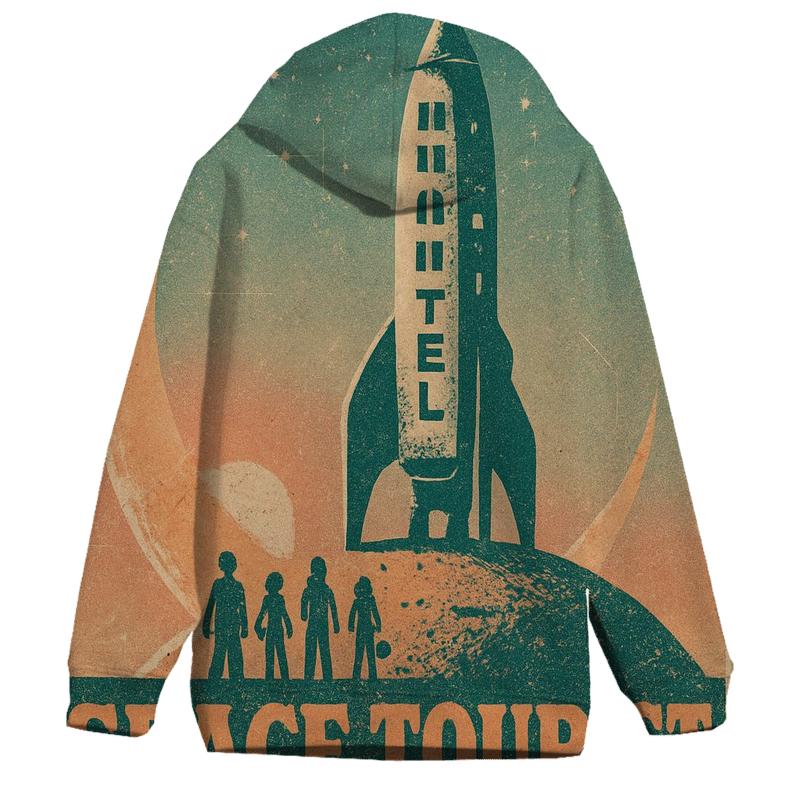 Worn Space Tourist Postcard 1977 hoodies fashion