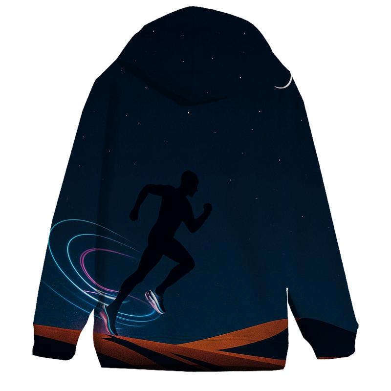 Desert Night Marathon Light Trails pullover hoodies
