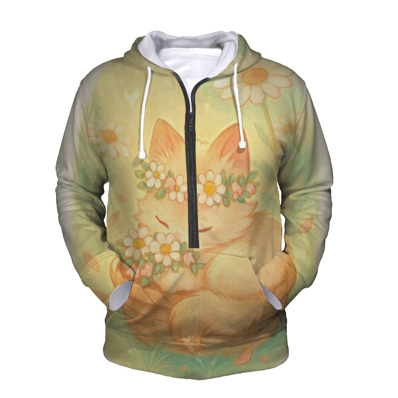 Sunbeam Meadow Basket Kitten hoodies fashion