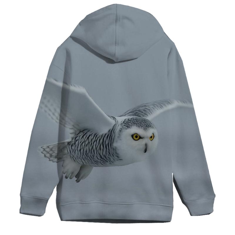 Fogline Forager Snowy Owl lightweight hoodies