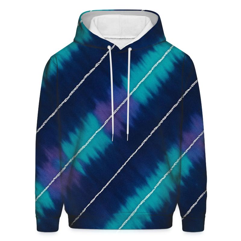 Arashi Comet Trail Diagonals embroidered hoodies