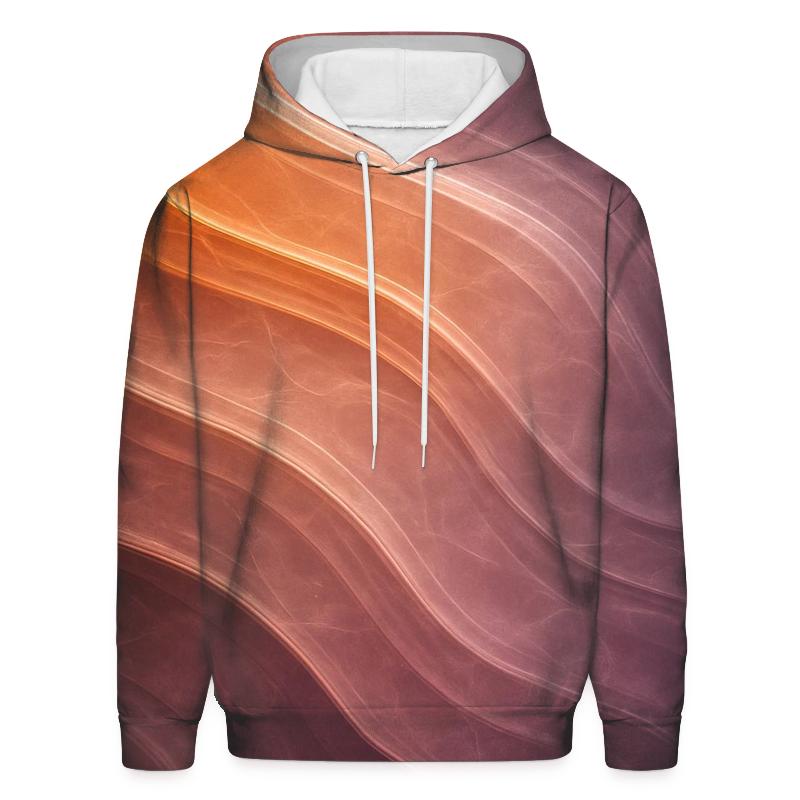 Molten Quartz Flow Gradient zip-up hoodies