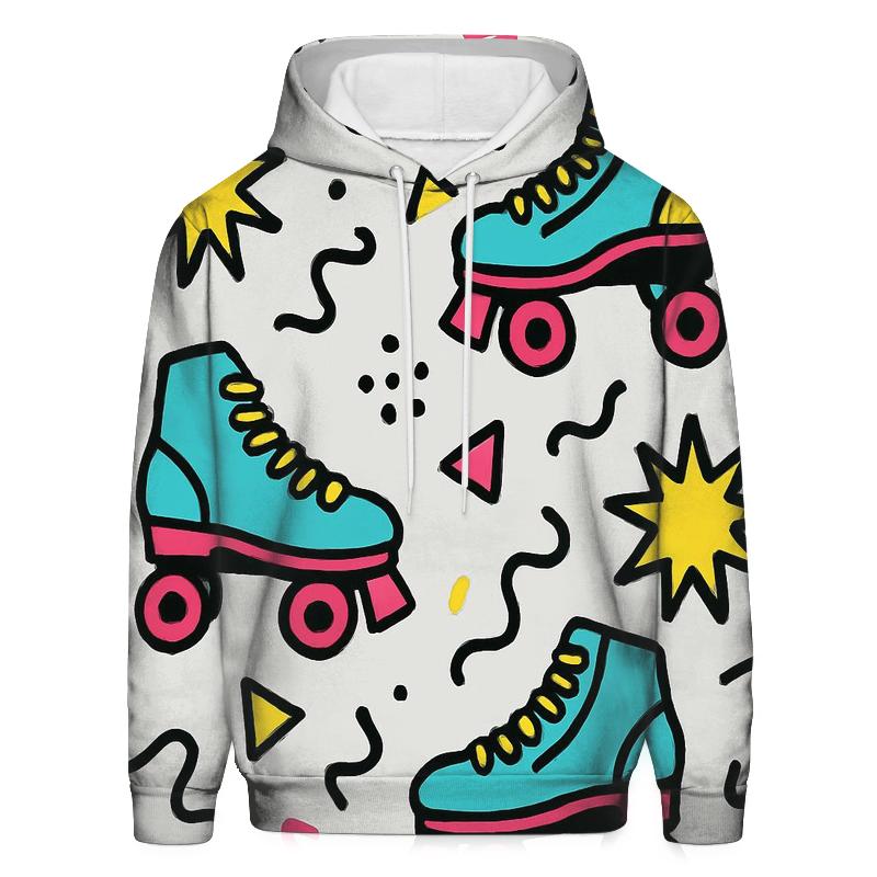 Memphis Roller Rink Confetti hoodie designs