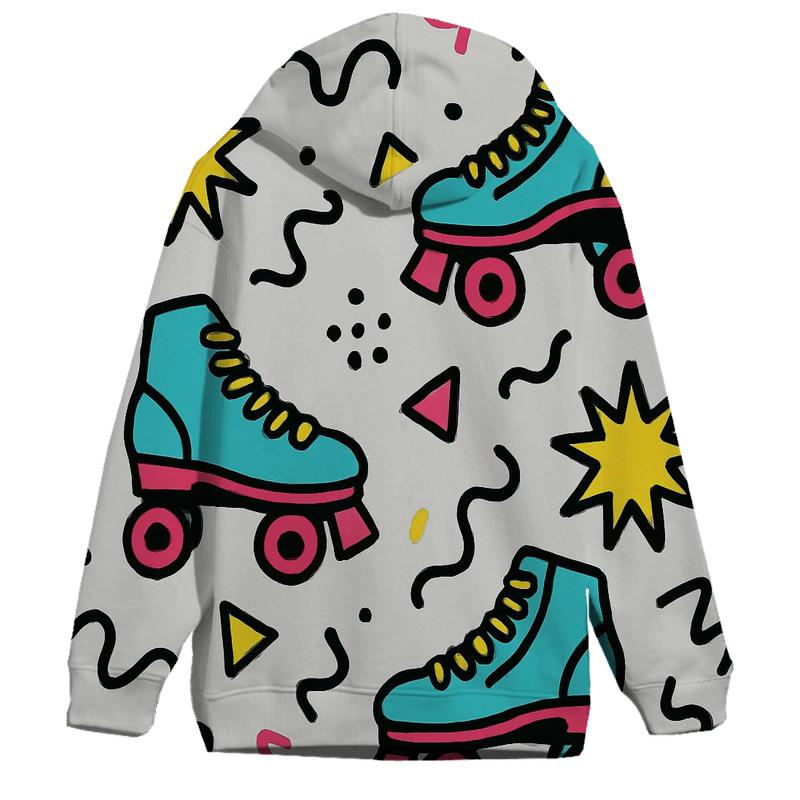 Memphis Roller Rink Confetti hoodie designs