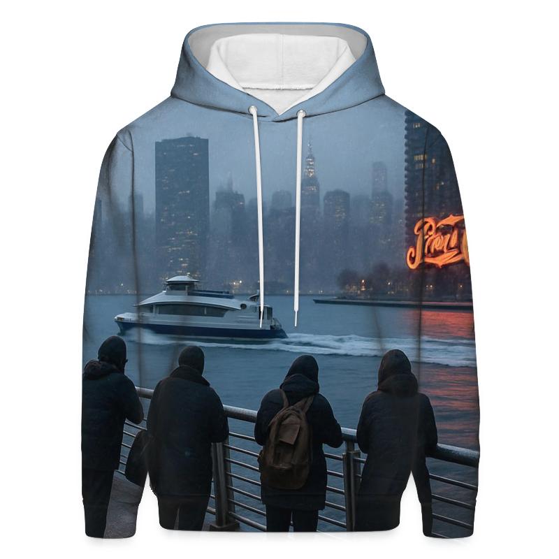 Gantry Plaza Snow Squall Facing Midtown pullover hoodies