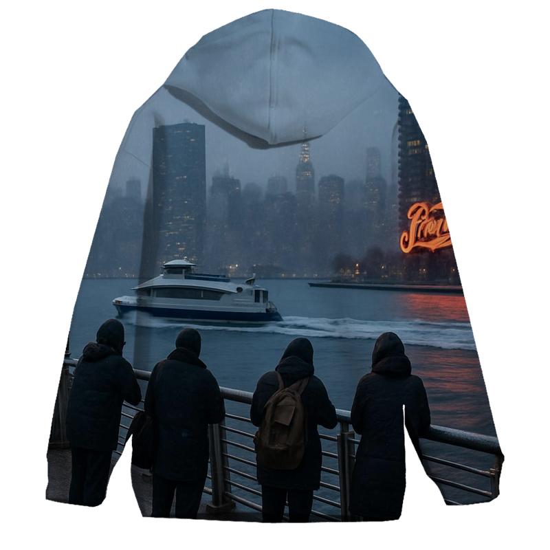 Gantry Plaza Snow Squall Facing Midtown pullover hoodies