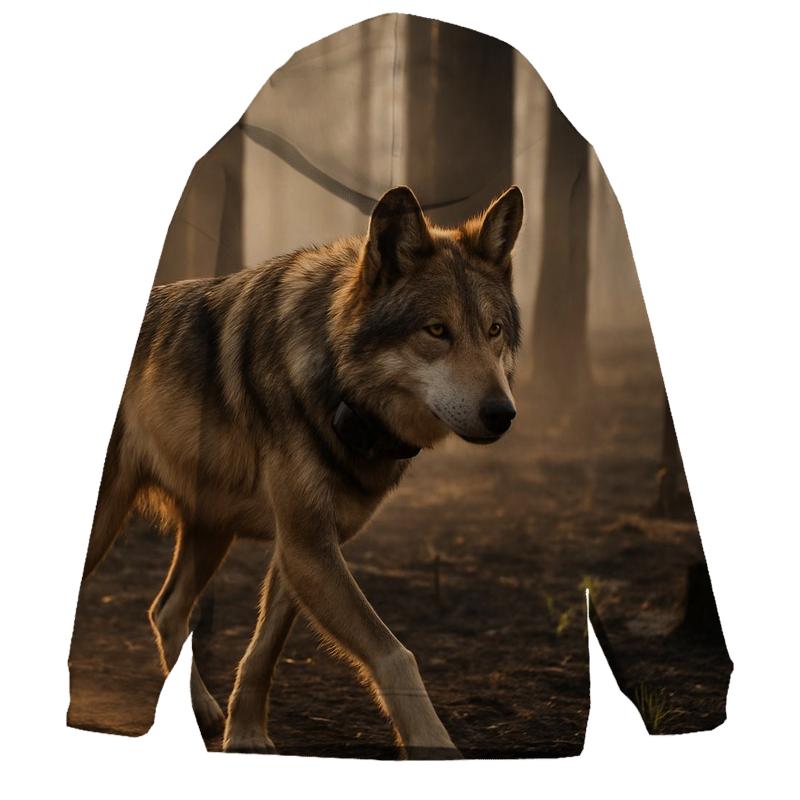 Mexican Gray Wolf In The Post Fire Recovery Zone hoodie designs