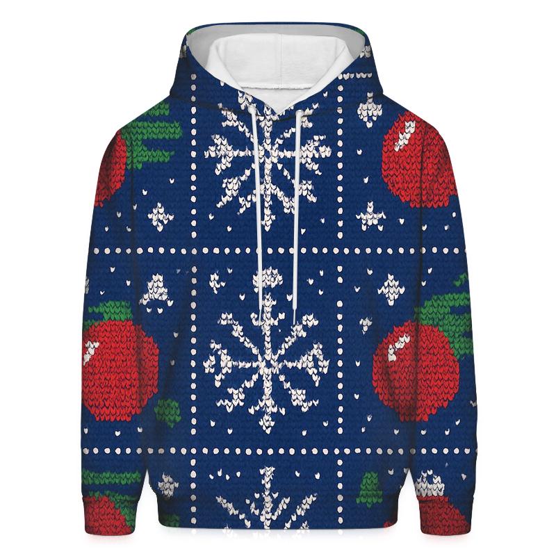 Ornament Comet Carousel Knit Panel Design lightweight hoodies