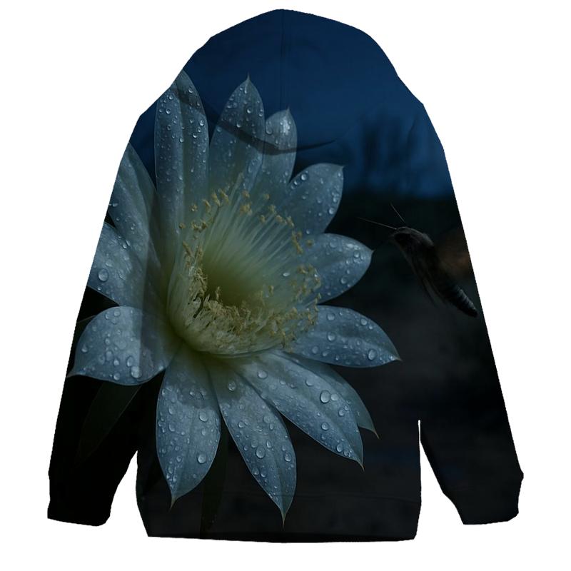 Night Blooming Cereus After Desert Rain designer hoodies
