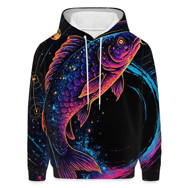 Chrono Koi Through The Gravity Well pullover hoodies