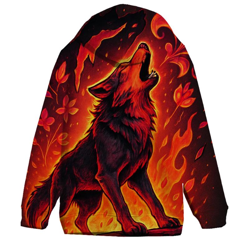 Ember Bloom Rift Howler embroidered hoodies