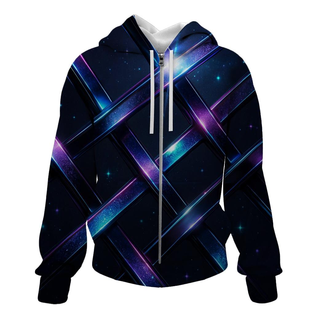 Chrome Aurora Trellis custom hoodies