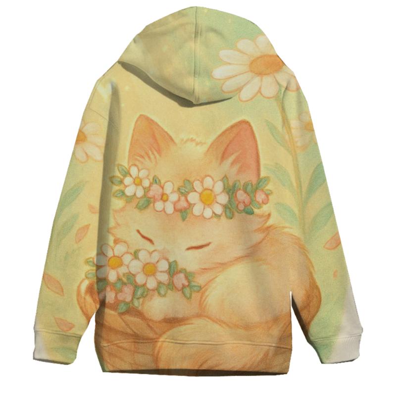 Sunbeam Meadow Basket Kitten hoodie trends