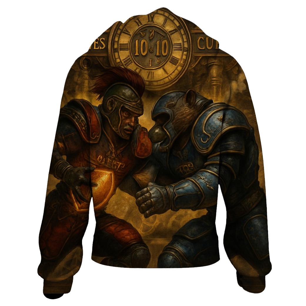 Clockwork Field Duel Braves Versus Cubs lightweight hoodies