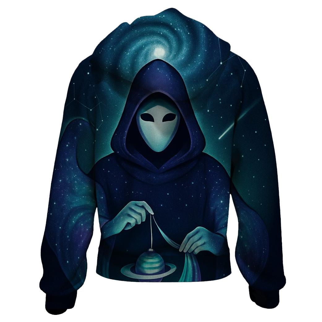 Aurora Loom Of The Star Weaver zip-up hoodies