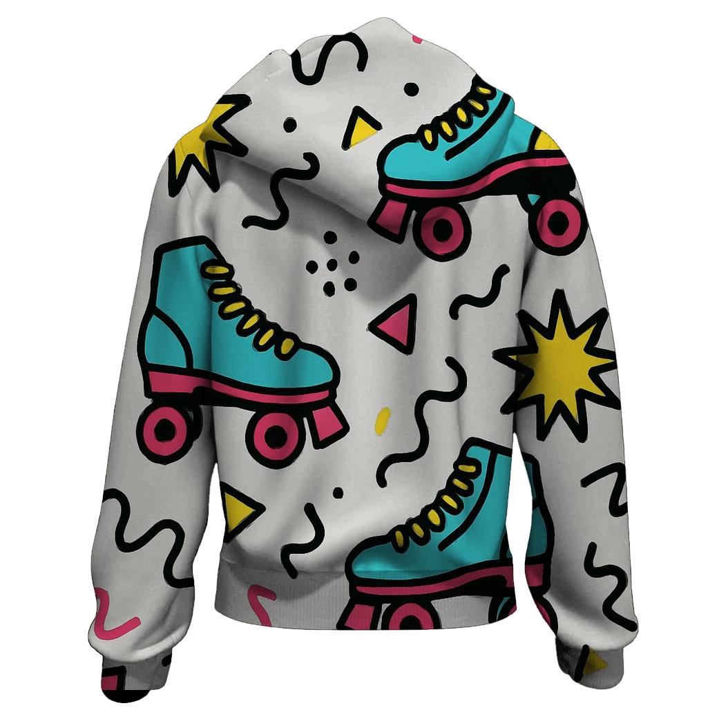 Memphis Roller Rink Confetti hoodies fashion