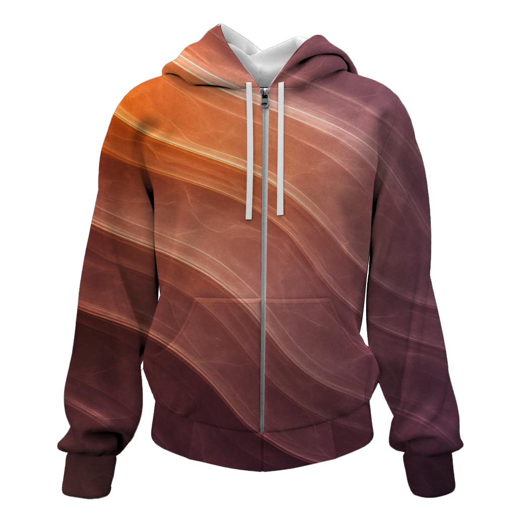 Molten Quartz Flow Gradient pullover hoodies