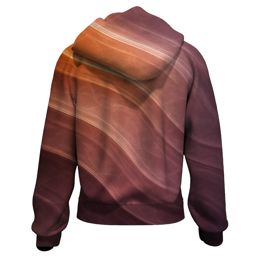 Molten Quartz Flow Gradient pullover hoodies