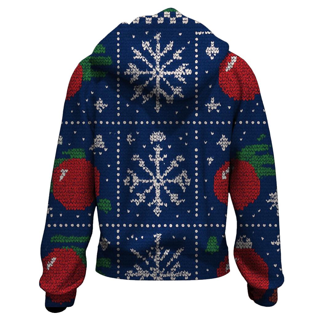 Ornament Comet Carousel Knit Panel Design lightweight hoodies