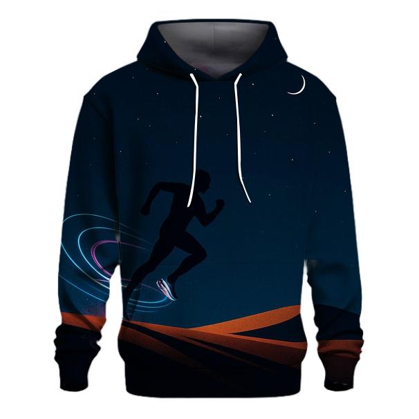 Desert Night Marathon Light Trails designer hoodies