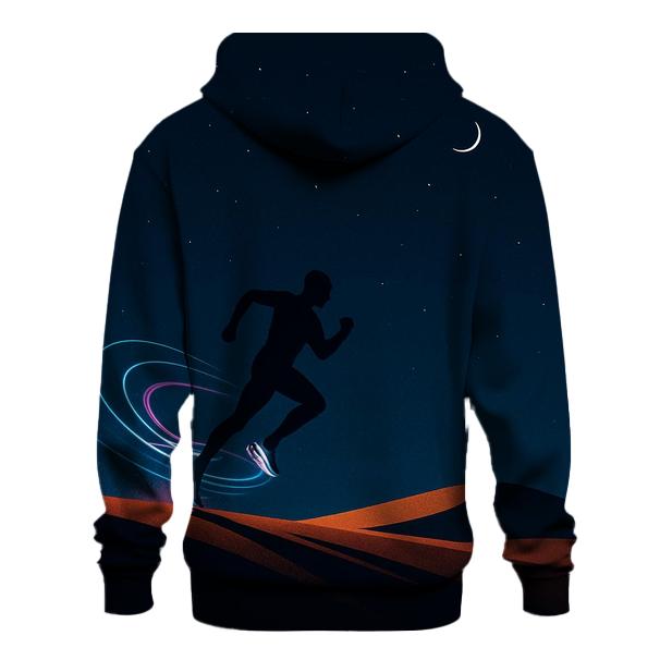 Desert Night Marathon Light Trails designer hoodies