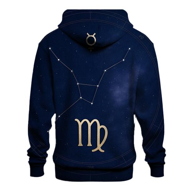 Virgo Mercury Garden Star Chart designer hoodies