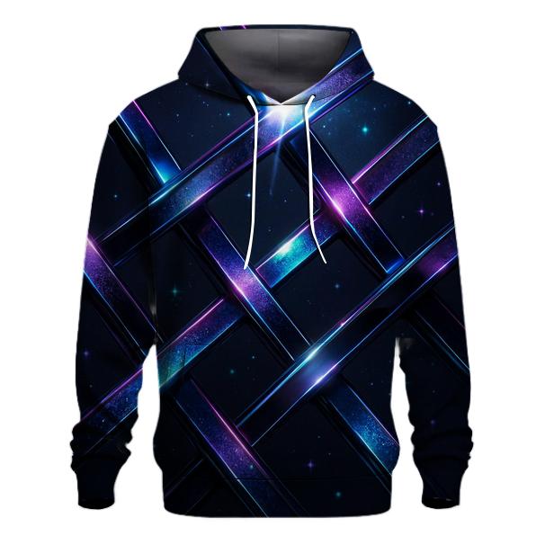Chrome Aurora Trellis printed hoodies