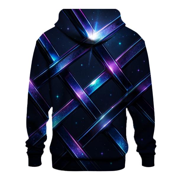 Chrome Aurora Trellis printed hoodies
