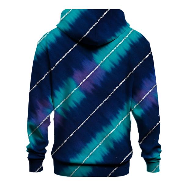 Arashi Comet Trail Diagonals zip-up hoodies