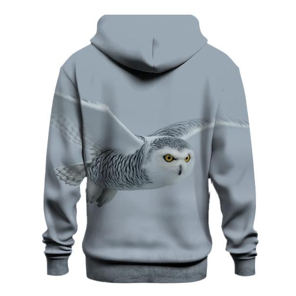 Fogline Forager Snowy Owl custom hoodies