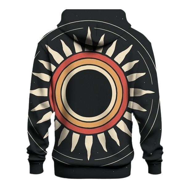 Eclipse Corona Petal Rings premium hoodies