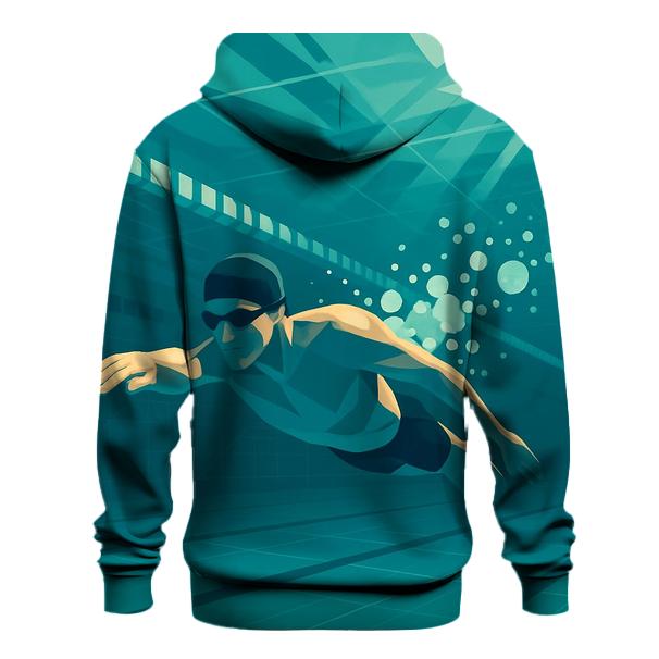 Underwater Pool Sprint Geometry hoodie trends
