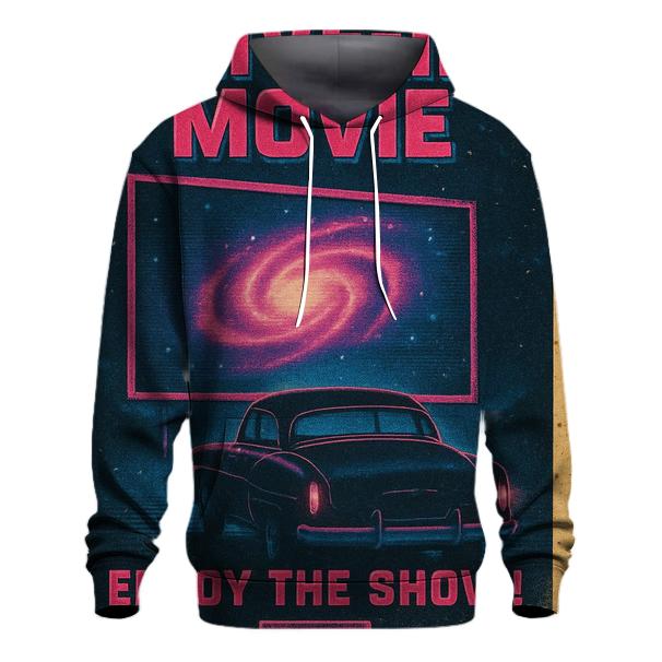 Aged Cosmic Drive In Movie Poster 1984 hoodie styles